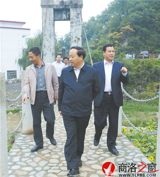 市委書記胡潤澤考察朱家灣美麗鄉(xiāng)村建設情況