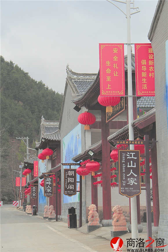 由多種景致裝點的農(nóng)家樂集群