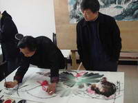 茶房超限檢測站舉辦迎新春書畫聯(lián)誼會(huì)